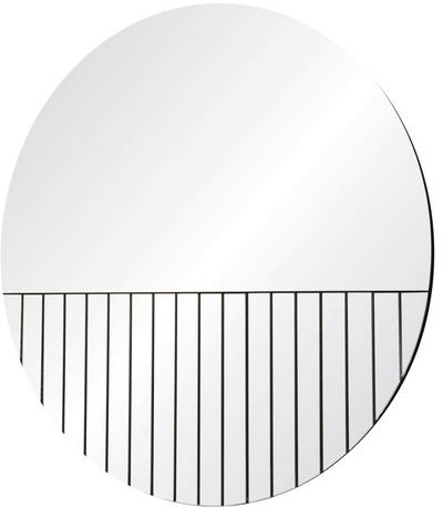 Clear Round Wall Mirror 