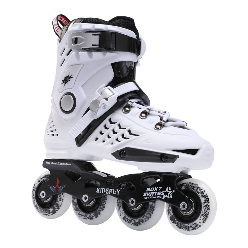 Adult inline skates, men's and women's roller skates, black gold skates wholesale, flat inline skates for beginners - 副本 - 副本 - 副本