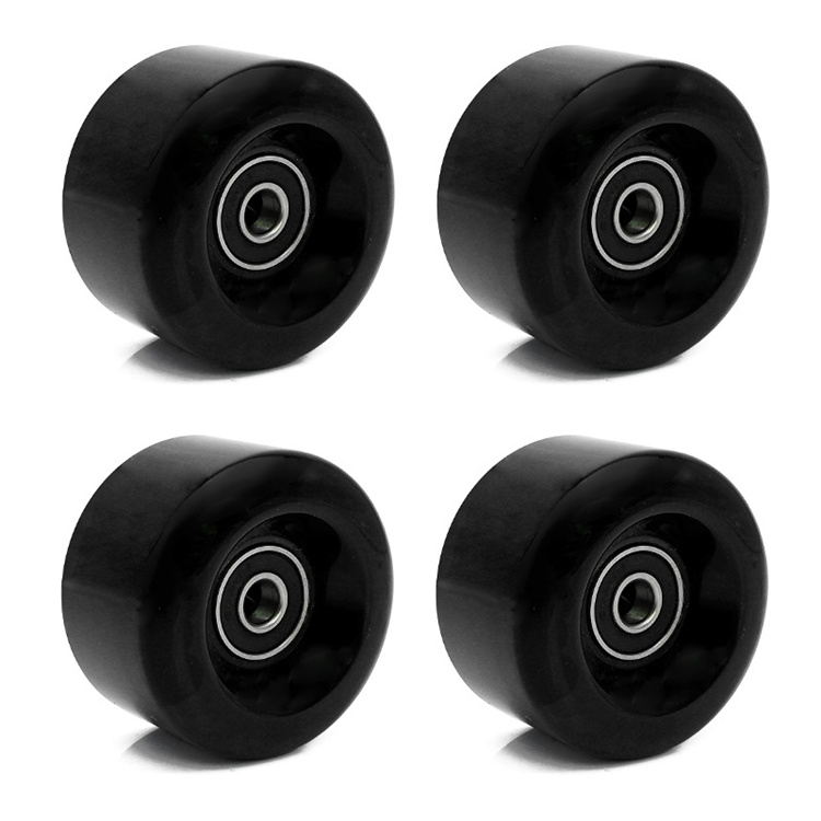 Wholesale High-Speed 608RS Bearing High Elastic PU Wheel Logo Custom Roller Skating Wheels skatewheel