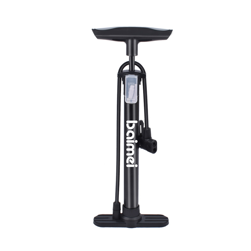 High pressure inflator portable household bicycle basketball inflator manual foot pedal inflator