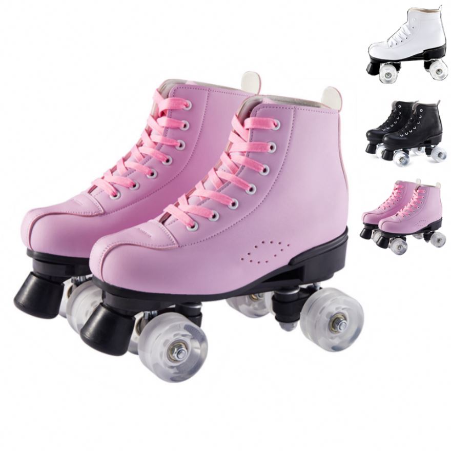 Hot Sale Girl ladies 4 wheels Child sketing shoes ruedas de patins quad roller skates