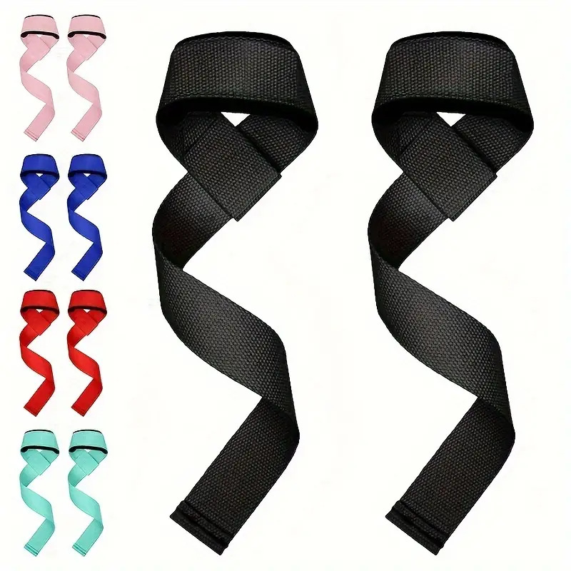 Sports wrist support strap fitness tension grip strap pull-up dumbbell wear-resistant hard pull weightlifting wristband