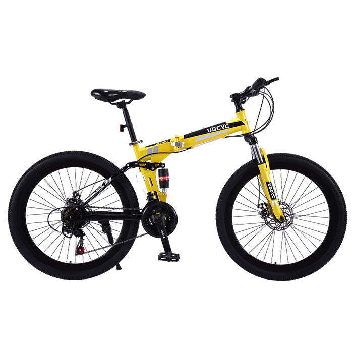 New 26 inch folding bike full suspension foldable mountain bicycle carbon