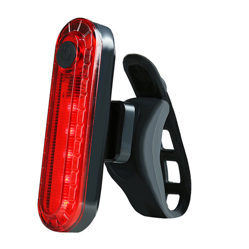 Bicycle tail light USB charging waterproof outdoor cycling equipment COB high brightness night bike light safety warn light