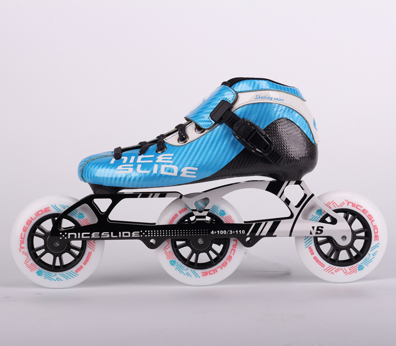 Carbon fiber professional speed skating shoes for adults and children's racing shoes