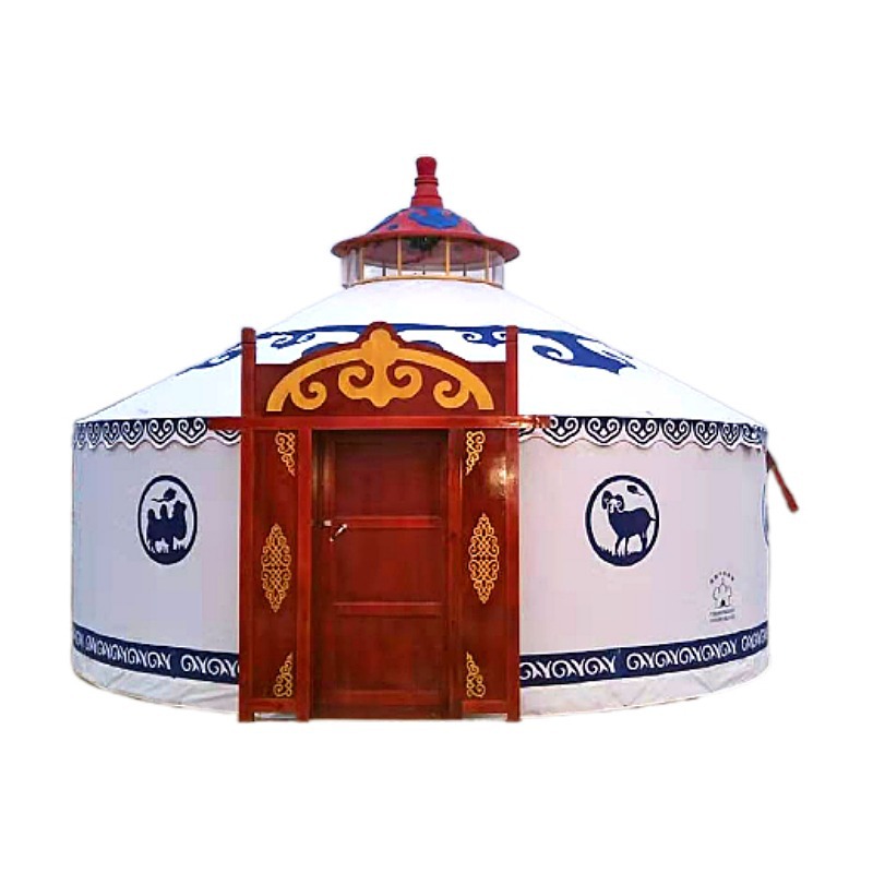 Winter Yurt Luxury Mongolian Tent Used For Outdoor Camping tent