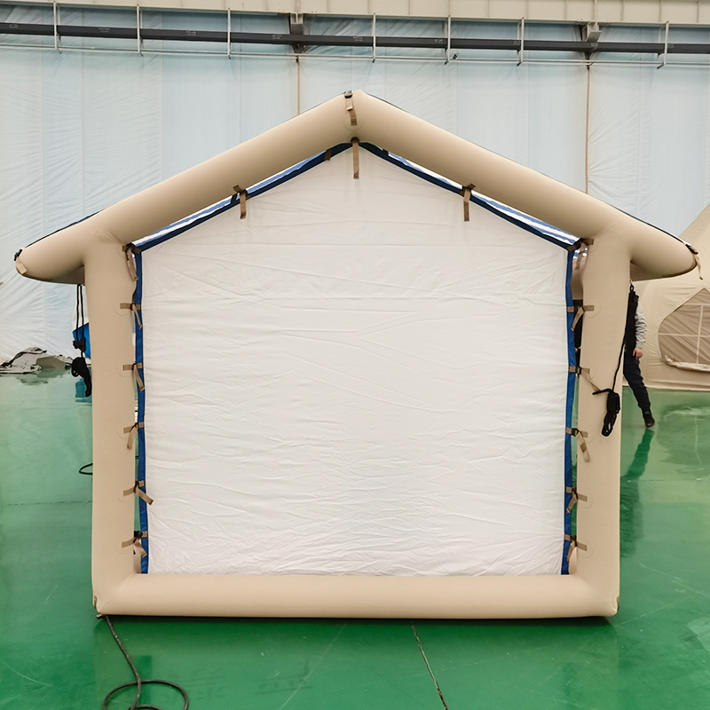 Custom Outdoor Two-Room Waterproof Inflatable House Air Tent Household Family Inflatable Camping Tent for Sale