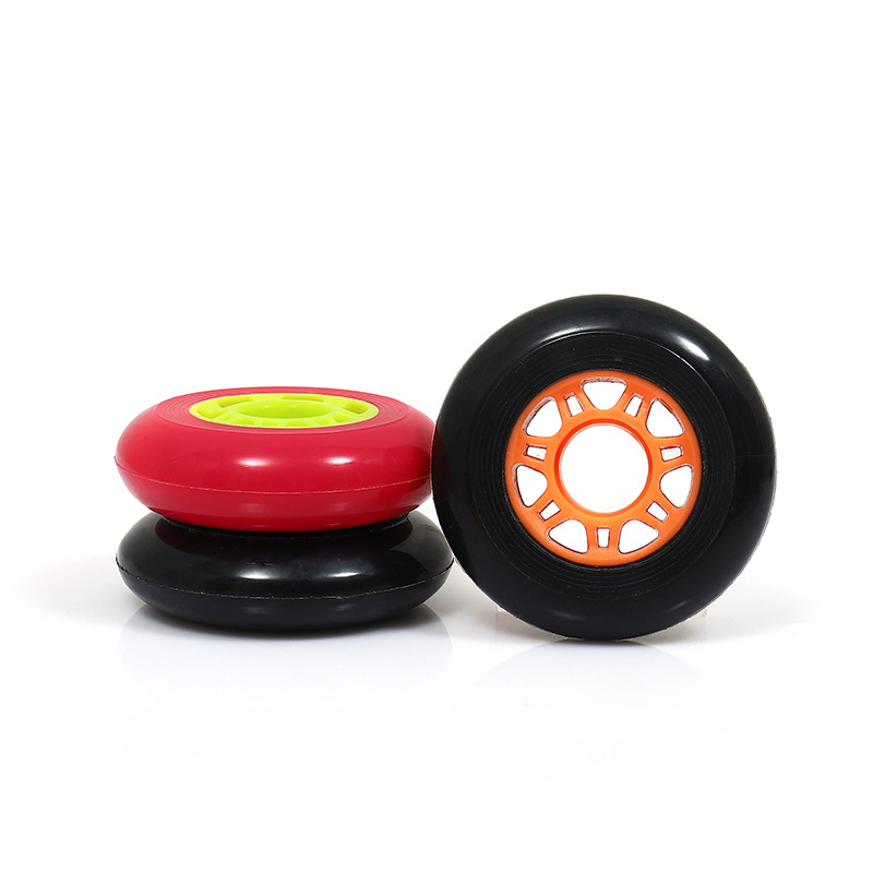 Factory wholesale 80MM seven-star wear-resistant polyurethane roller skates frog scooter vitality board furniture casters