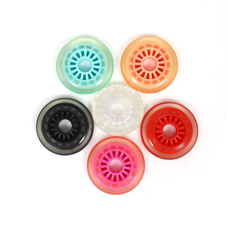 Wholesale 90 silent wheels children's scooter wear-resistant PU wheels new material European standard scooter wheels