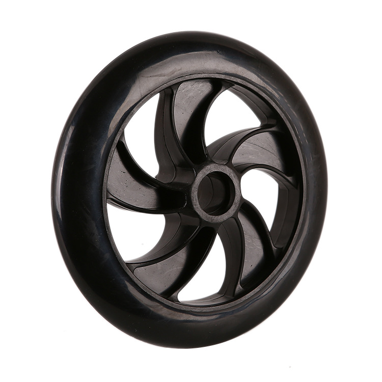 Manufacturer wholesale 16024 cyclone pu wheel scooter wear-resistant wheel stroller silent wheel polyurethane caster